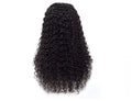LACE CLOSURE WIG featuring beautiful, full curls and a natural look from the back view.